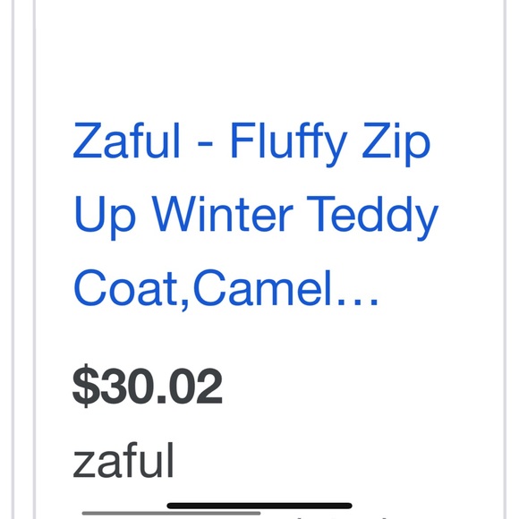 Zaful furry jacket bought for $30. Selling for $15 OBO - Picture 3 of 3